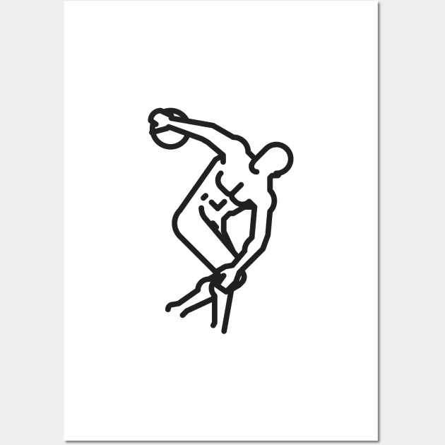 Discobolus Wall Art by oksalyesilok